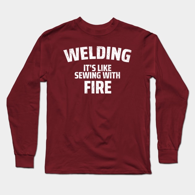 welding Long Sleeve T-Shirt by Mandala Project